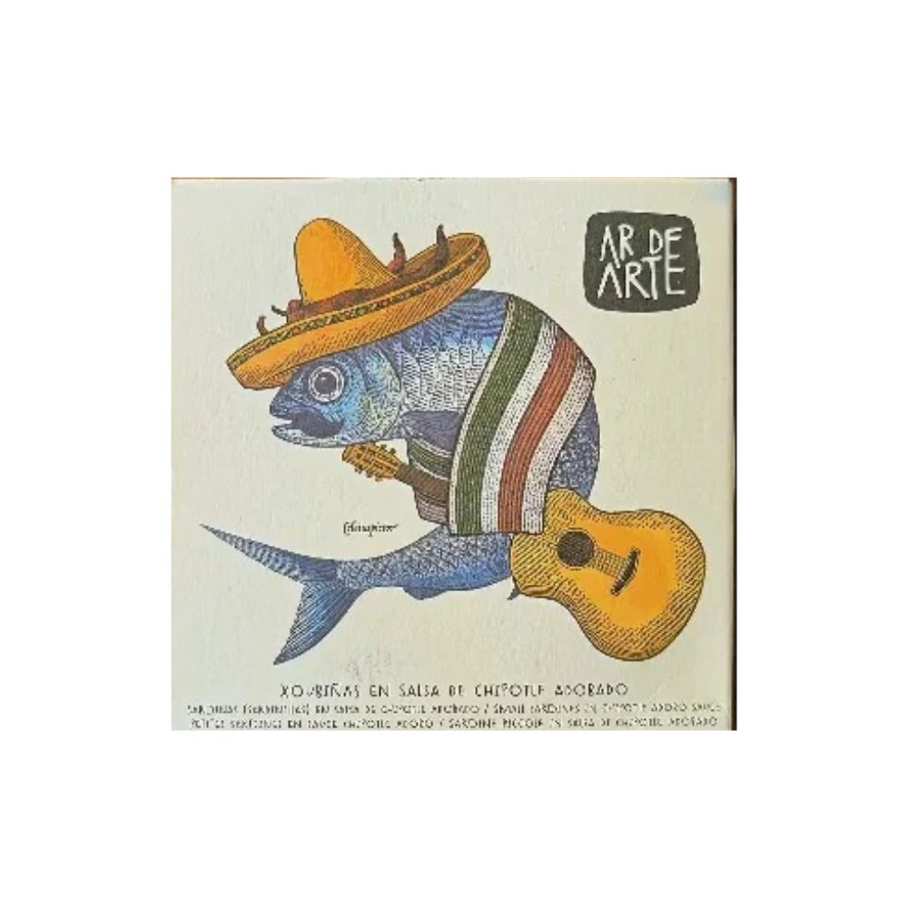 AR DE ARTE Small Sardines in Chipotle Sauce 110g