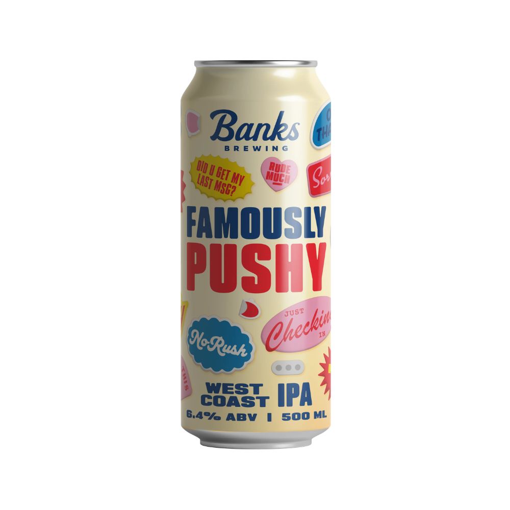 Banks Brewing Famously Pushy West Coast IPA 500ml
