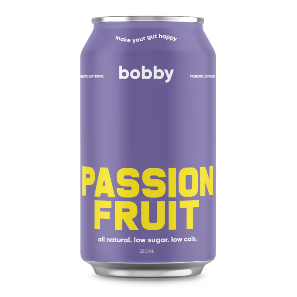 Bobby Passionfruit Prebiotic Soft Drink 330ml