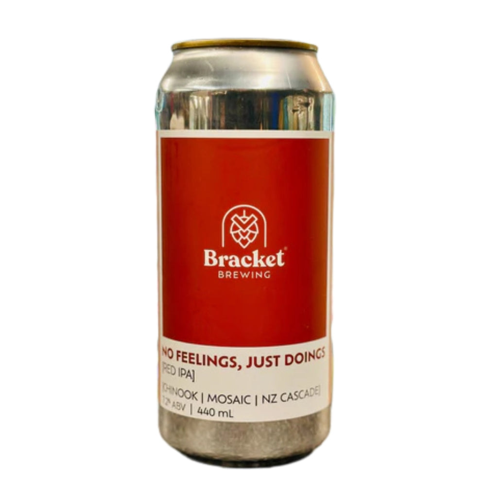 Bracket Brewing No Feelings, Just Doings Red IPA 440ml