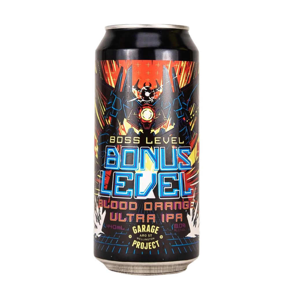 Garage Project Boss Level Bonus Level Blood Orange Ultra IPA 440ml