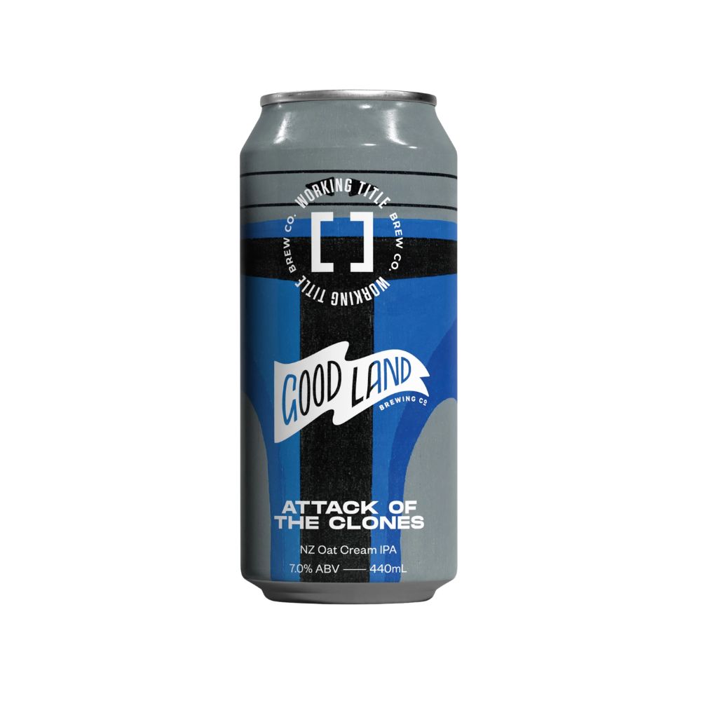 Good Land Brewing x Working Title 'Attack of the Clones' NZ Oat Cream IPA 440ml