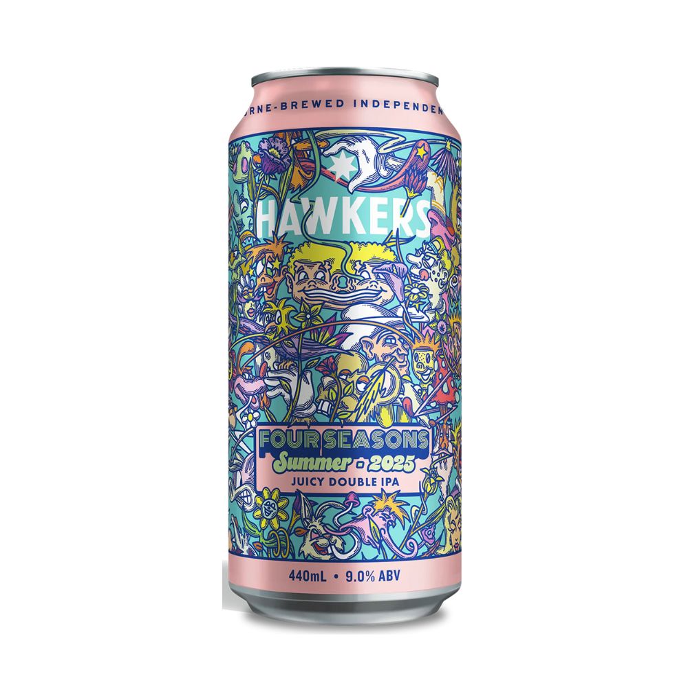 Hawkers Four Seasons Summer 2025 Juicy Double IPA 440ml