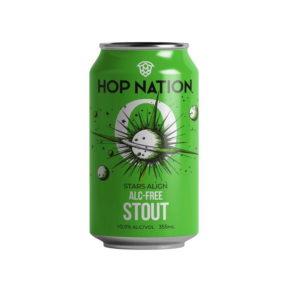 Hop Nation Stars Align Non-Alc Stout 355ml