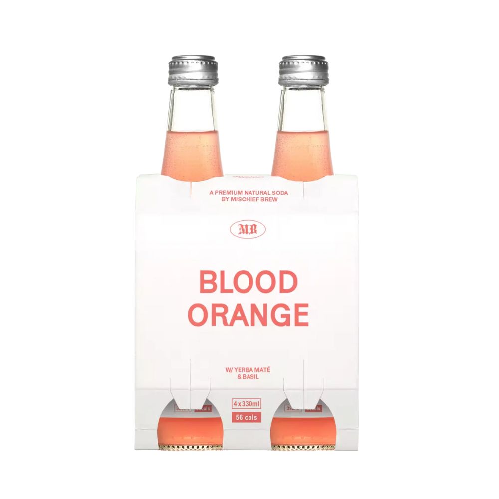 Mischief Brew Blood Orange Low Cal Soda 330ml