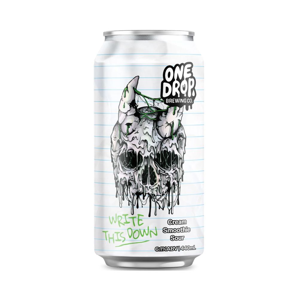 One Drop Brewing Write this Down Cream Smoothie Sour 440ml
