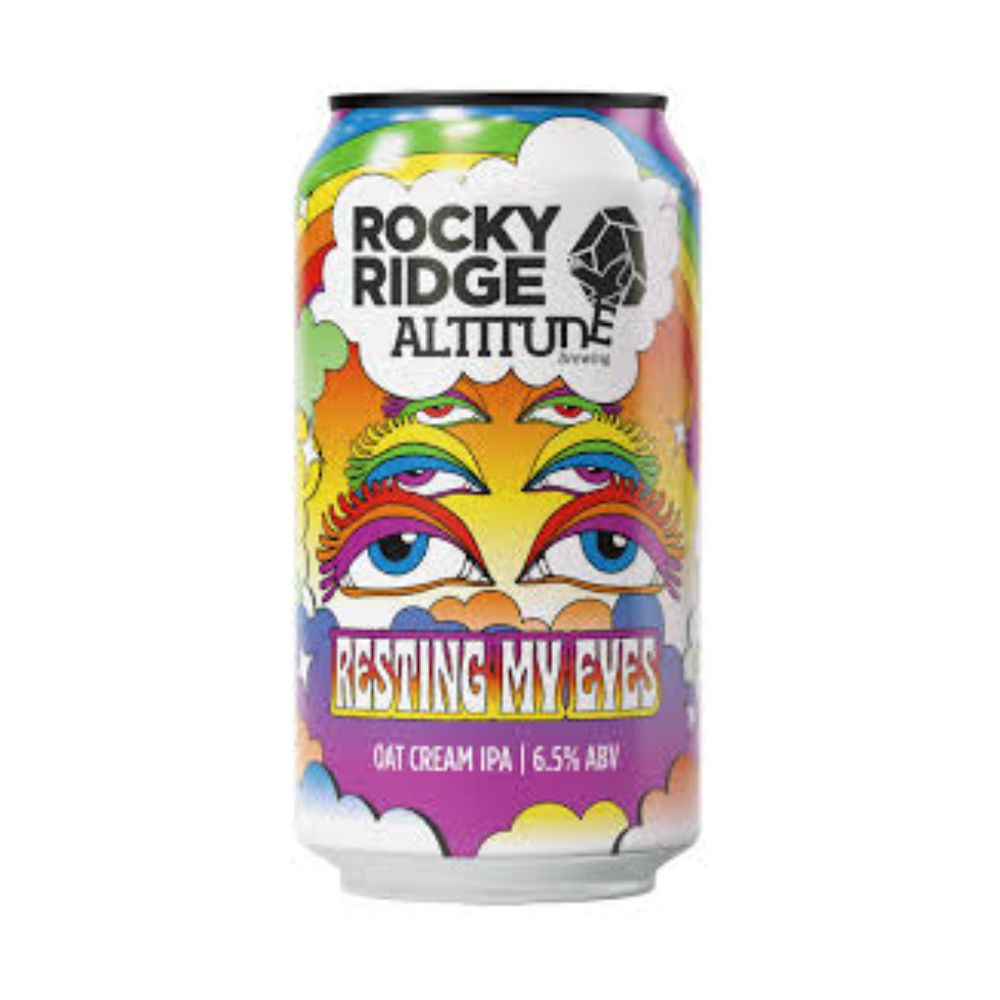 Rocky Ridge x Altitude Brewing Resting My Eyes Oat Cream IPA 375ml