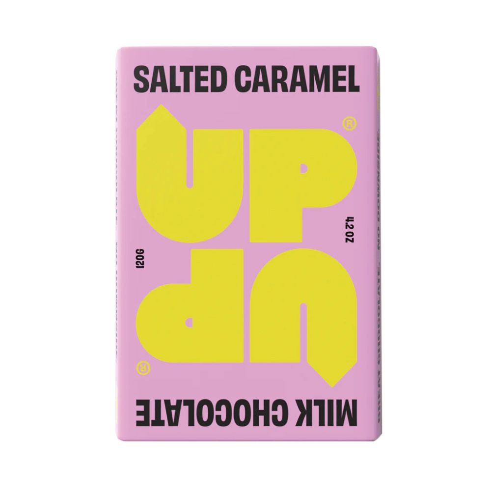 UPUP Salted Caramel Milk Chocolate Bar 120g