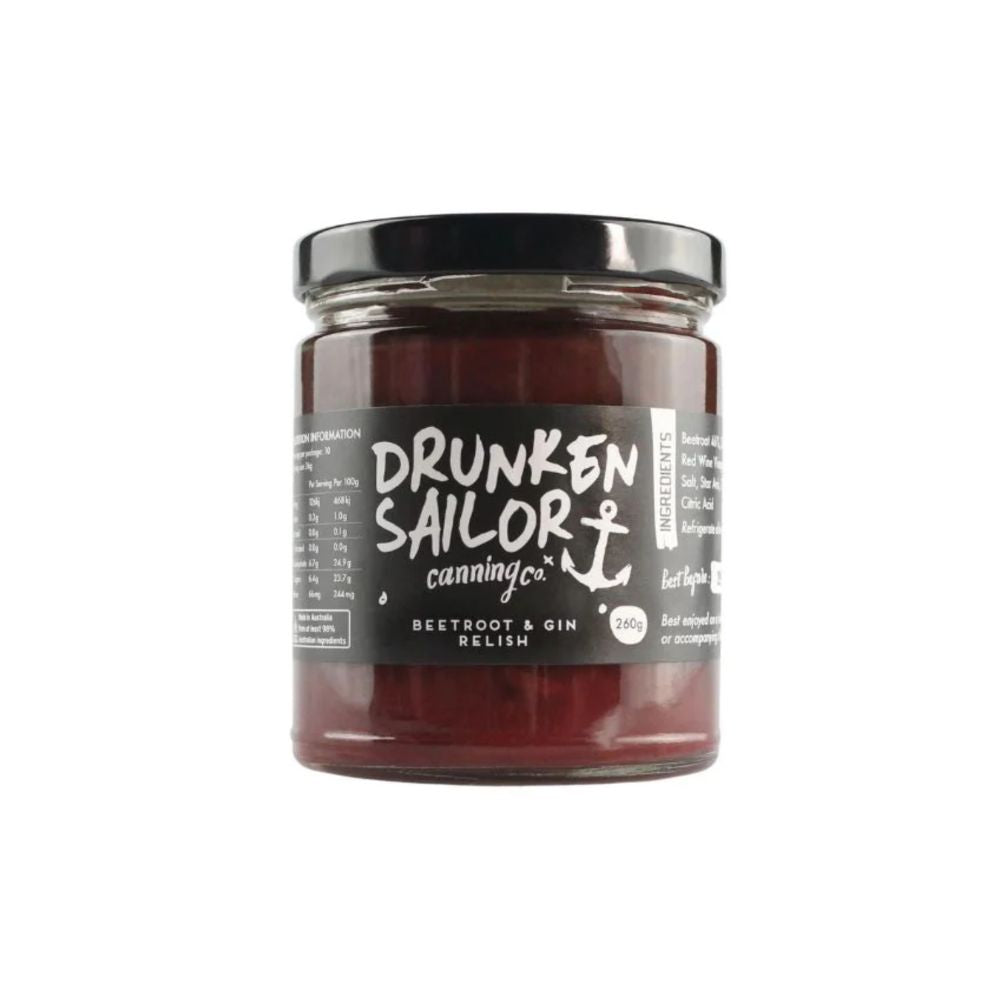 Drunken Sailor Beetroot & Gin Relish 260g