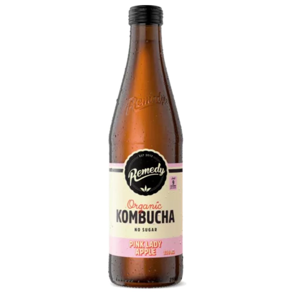 Remedy Kombucha Pink Lady Apple 330ml