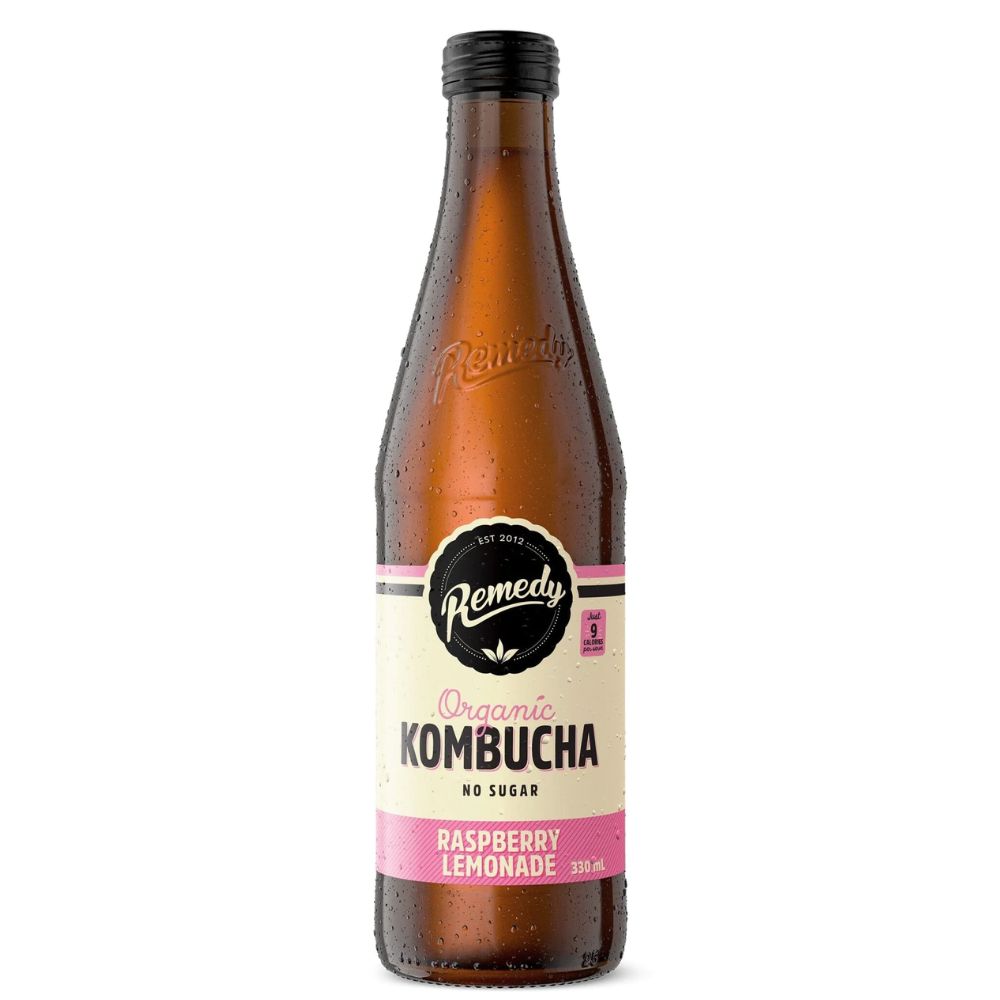 Remedy Kombucha Raspberry Lemonade 330ml