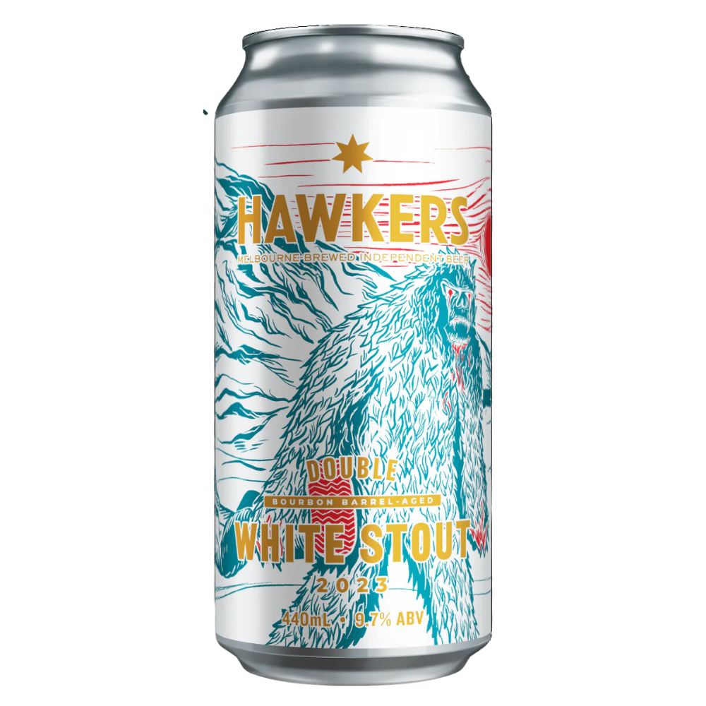 Hawkers Double Bourbon Barrel-Aged White Stout 2023 440ml