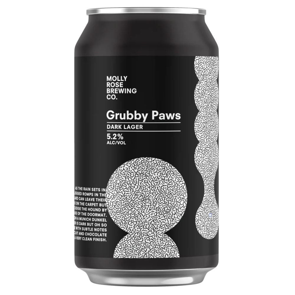 Molly Rose Grubby Paws Dark Lager 375ml