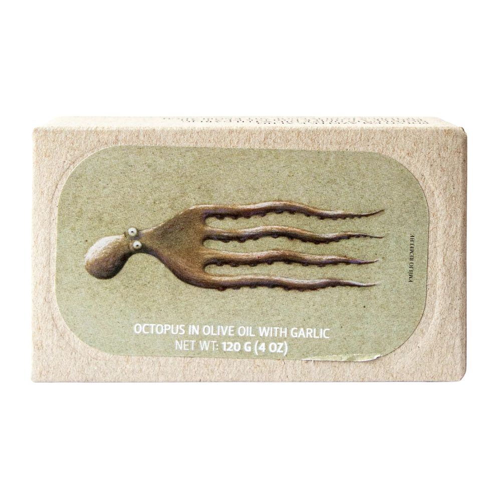 Jose Gourmet Octopus in Olive Oil with Garlic 120g