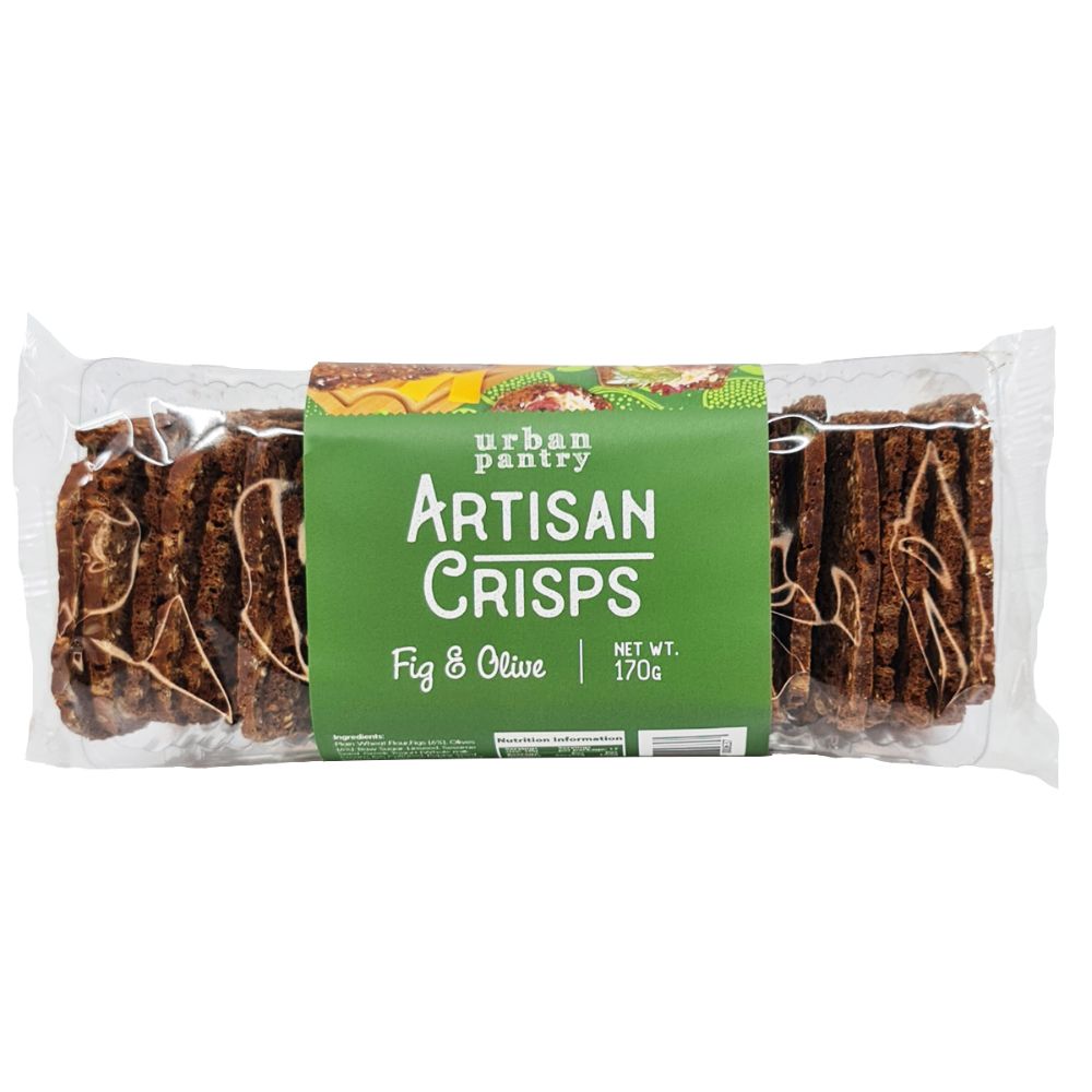 Urban Pantry Artisan Crisps Fig & Olive 170g