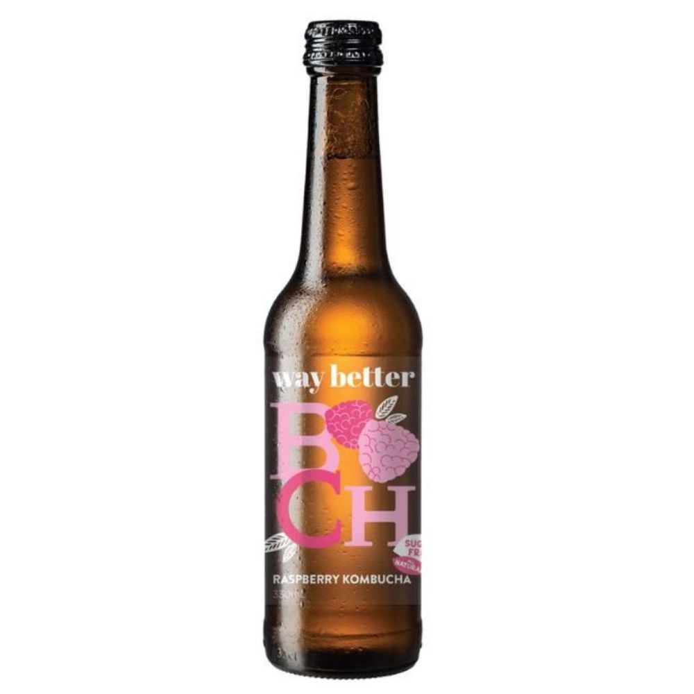 Way Better Booch Raspberry Kombucha 330ml
