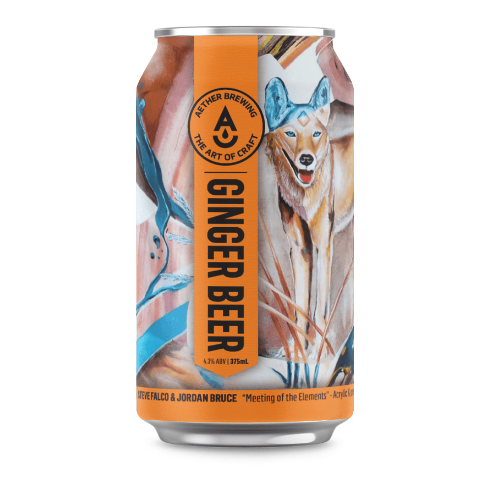 Aether Brewing Ginger Beer Hard Ginger Beer 375ml - Harold's Food and Liquor