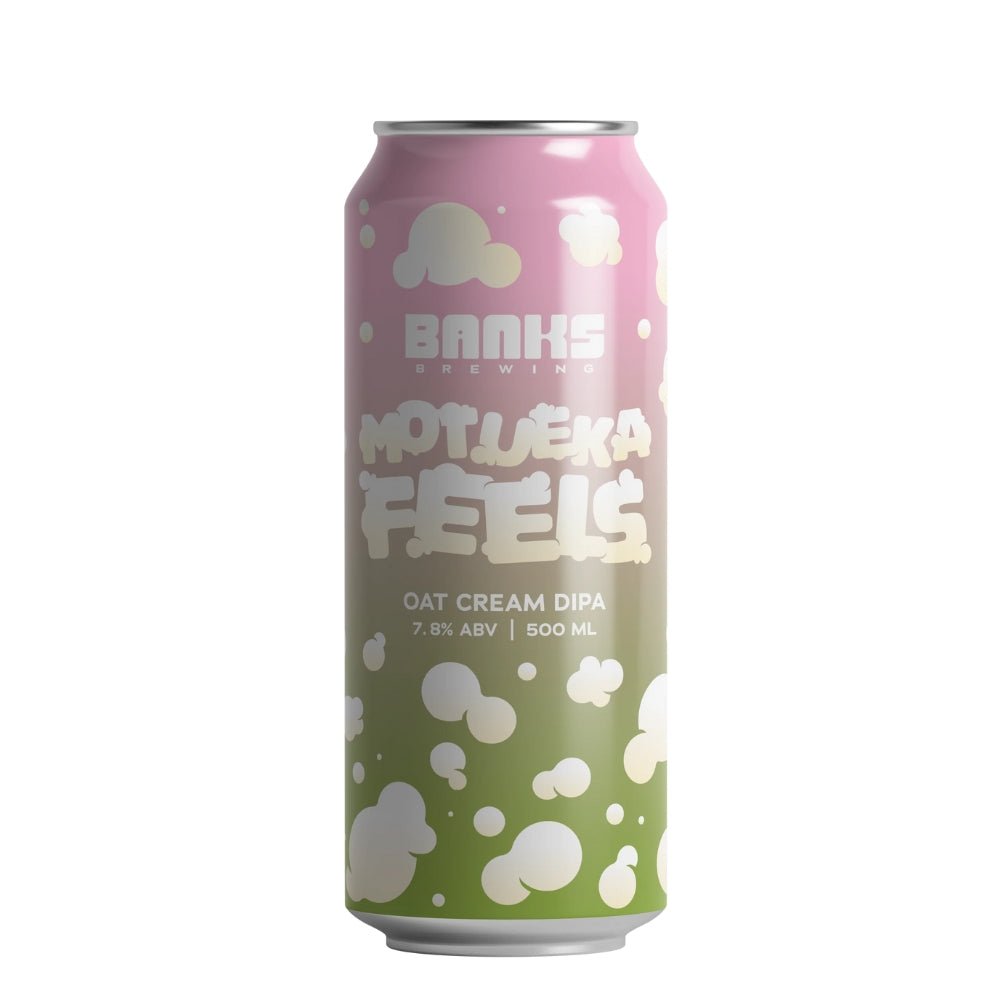 Banks Brewing Motueka Feels Oat Cream DIPA 500ml - Harold's Food and Liquor