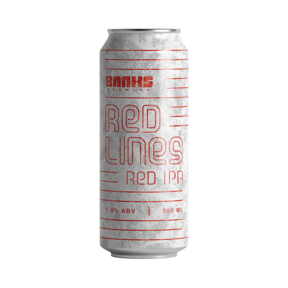 Banks Brewing Red Lines Red IPA 500ml - Harold's Food and Liquor