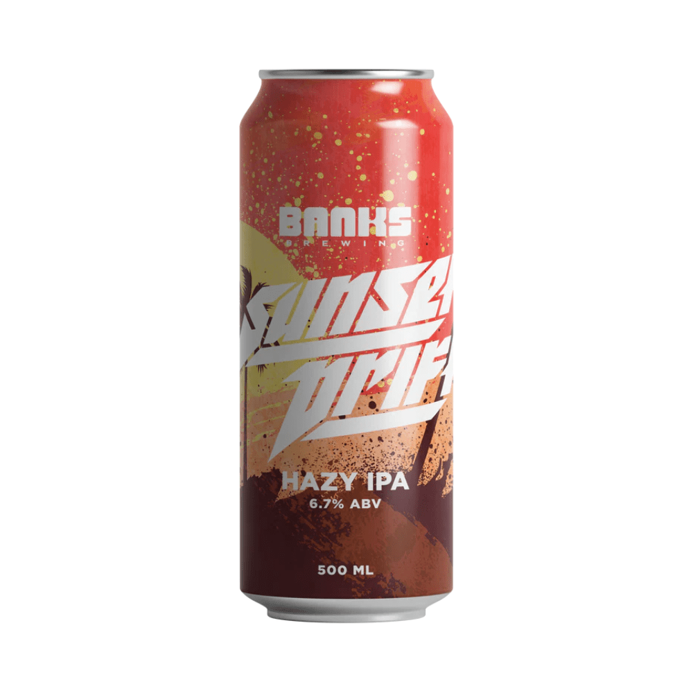 Banks Brewing Sunset Drift Hazy IPA 500ml - Harold's Food and Liquor