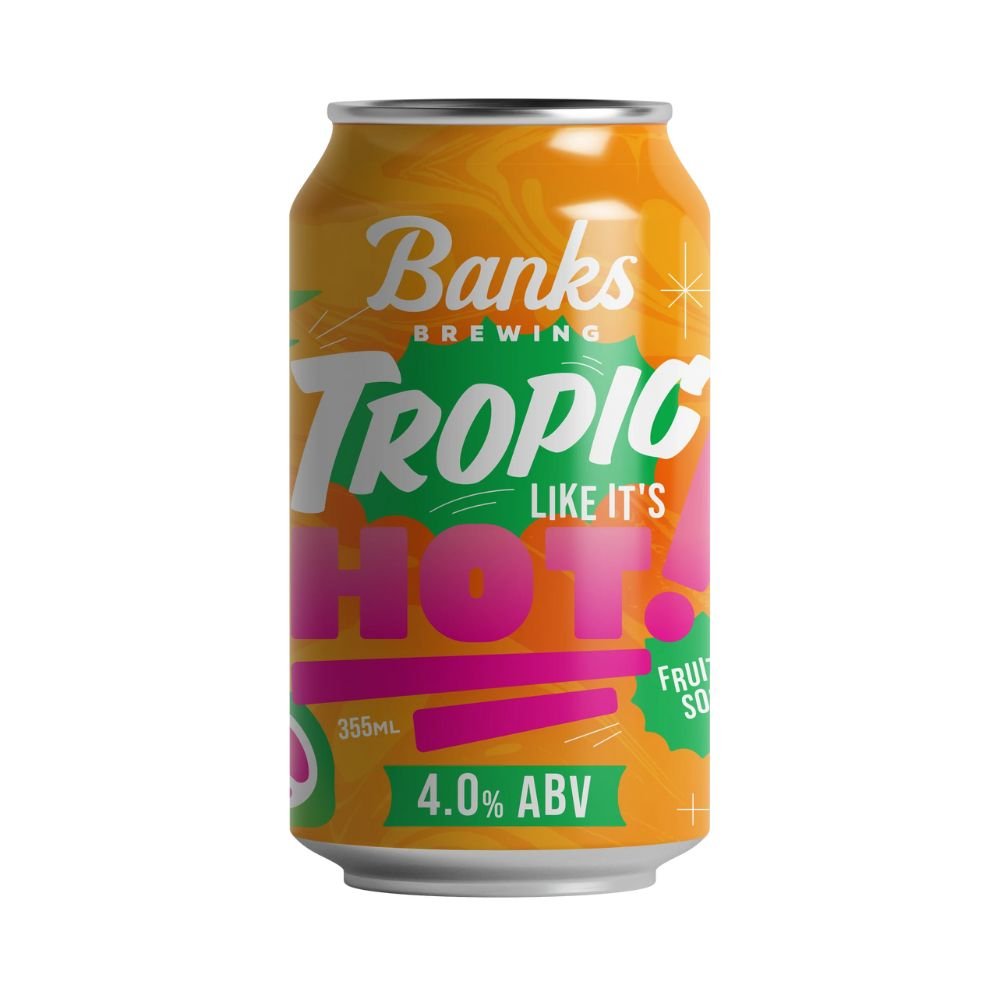 Banks Brewing Tropic Like It's Hot! Fruited Sour 355ml - Harold's Food and Liquor