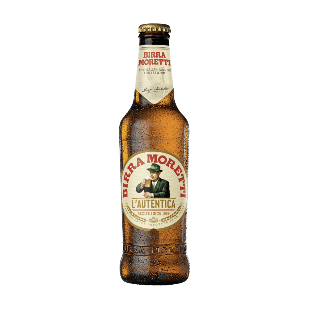 Birra Moretti Premium Lager 330ml - Harold's Food and Liquor