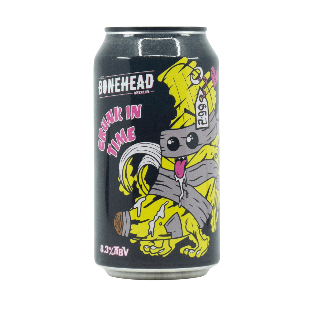 Bonehead Brewing Crunk in Time Hazy DIPA 375ml - Harold's Food and Liquor