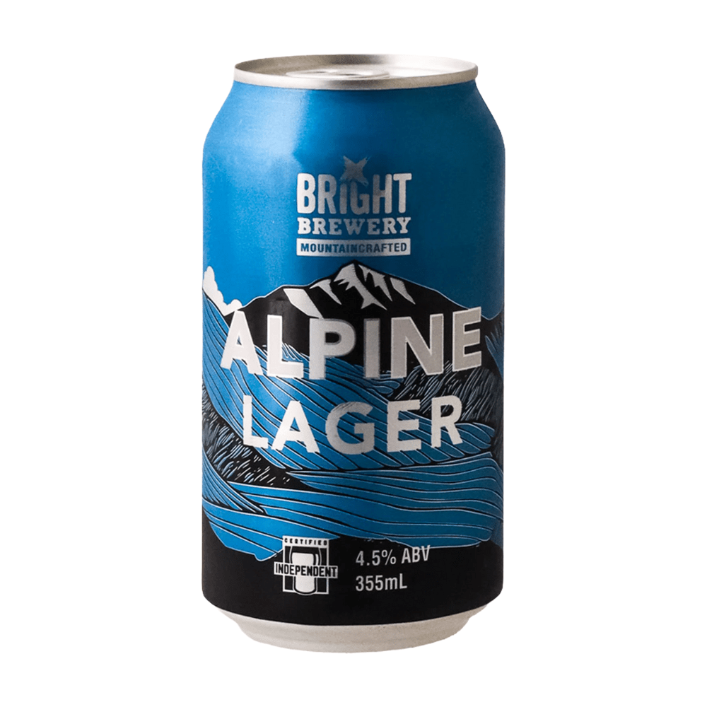 Bright Brewery Alpine Lager 355ml - Harold's Food and Liquor