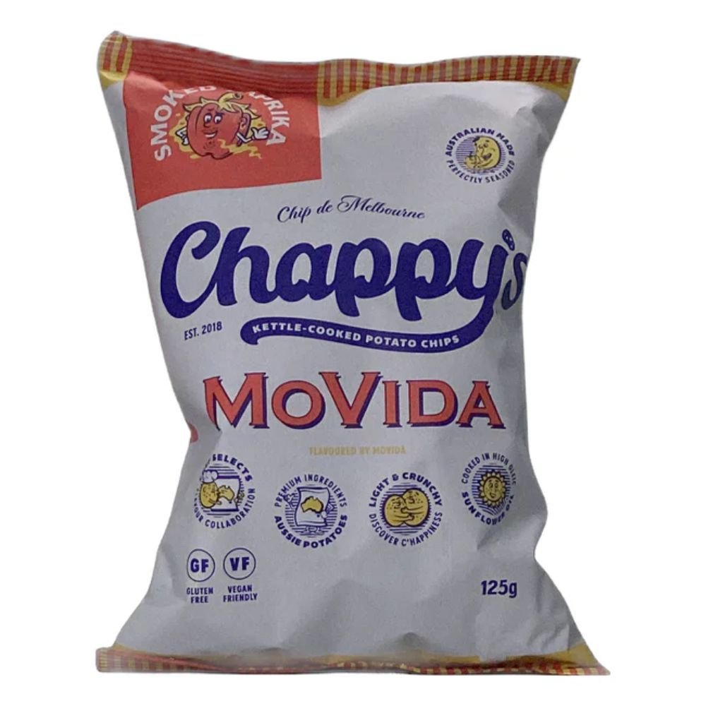 Chappy's x Movida Smoked Paprika Chips 125g - Harold's Food and Liquor