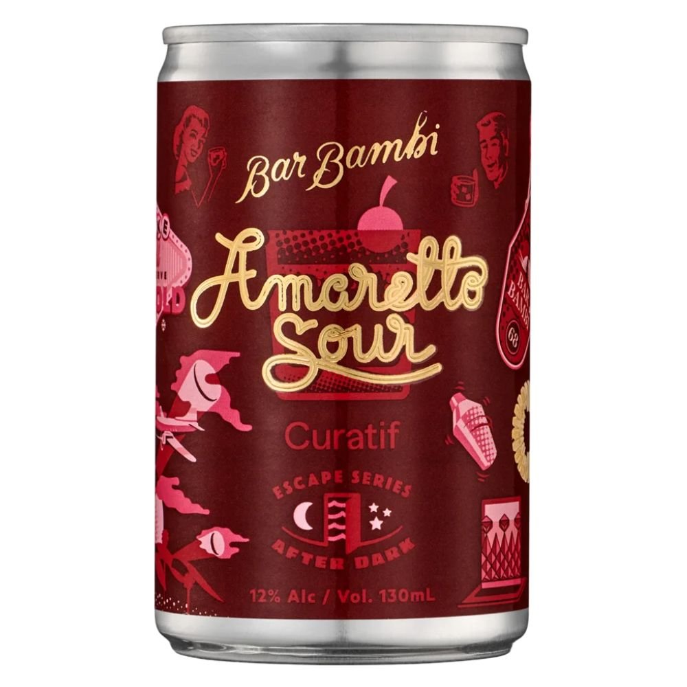 Curatif Bar Bambi Amaretto Sour 130ml - Harold's Food and Liquor