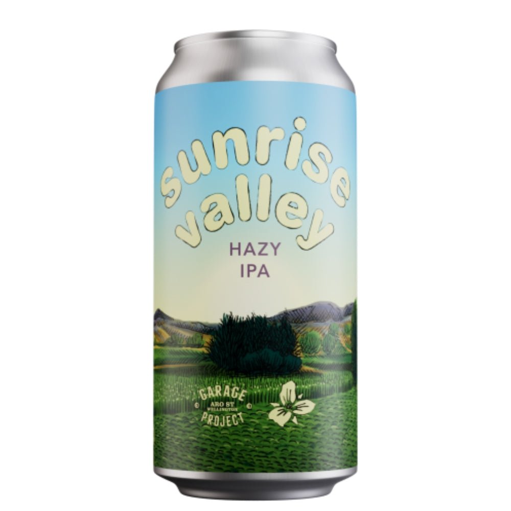 Garage Project x Trillium Sunrise Valley Hazy Double IPA 440ml - Harold's Food and Liquor
