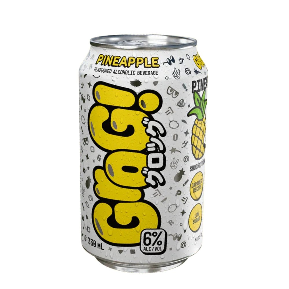 Grog Pineapple Shochu, Vodka & Soda 330ml - Harold's Food and Liquor
