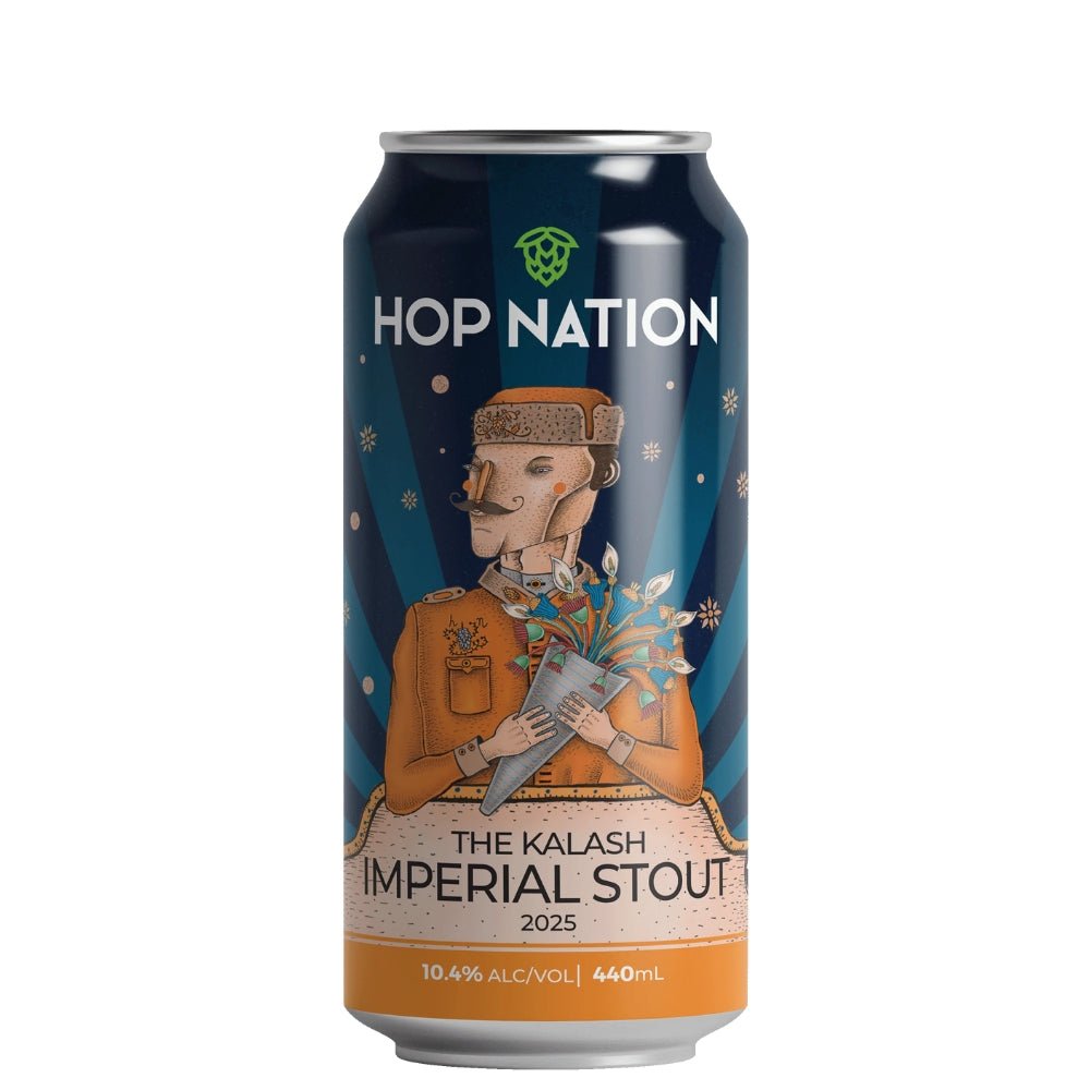 Hop Nation The Kalash 2025 Imperial Stout 440ml - Harold's Food and Liquor