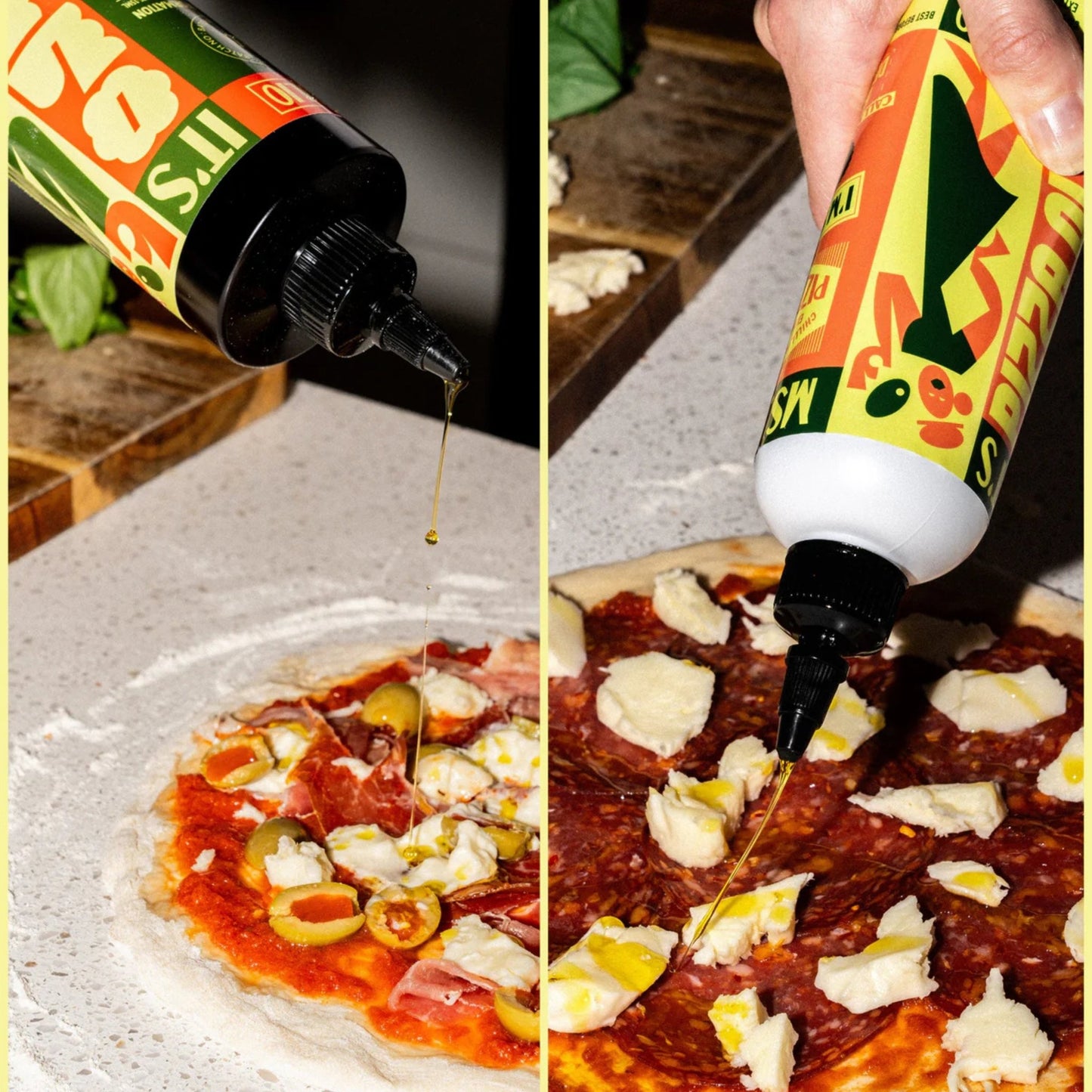 It's Olio - Olive Oil & Pizza Oil Twin Pack - Harold's Food and Liquor