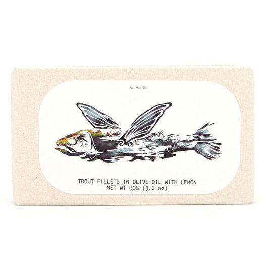Jose Gourmet Trout Fillets in Olive Oil with Lemon 90g - Harold's Food and Liquor