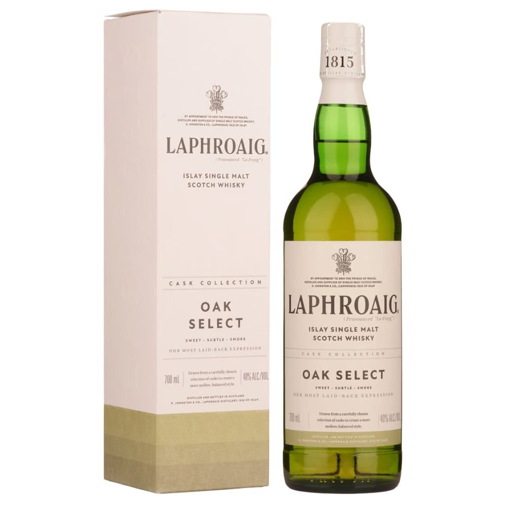 Laphroaig Oak Select Cask Collection Single Malt Scotch Whisky 700ml - Harold's Food and Liquor