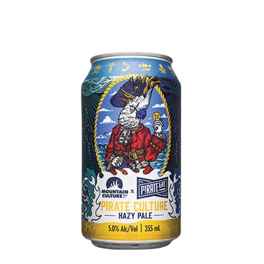 Mountain Culture x Pirate Life Pirate Culture Hazy Pale 355ml - Harold's Food and Liquor