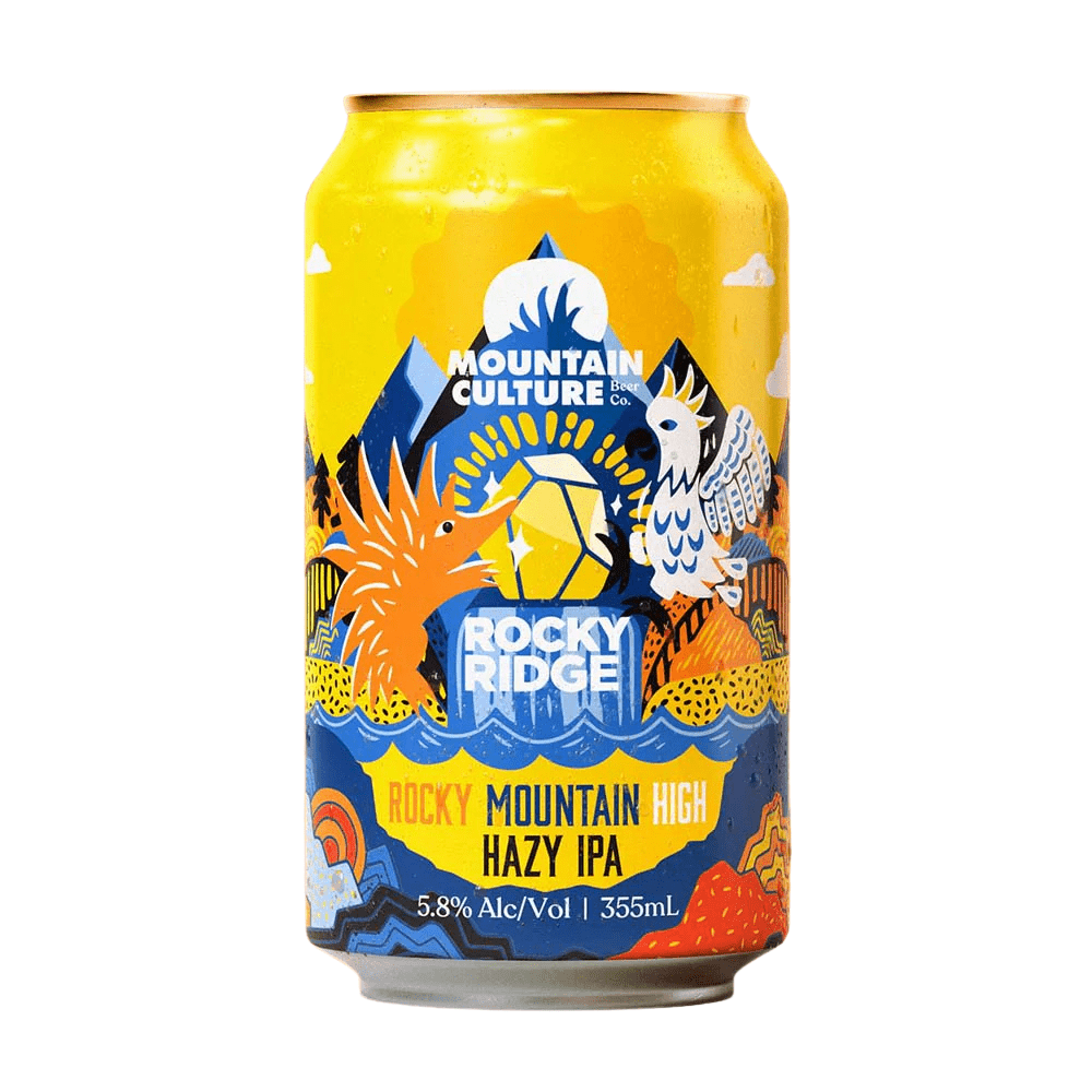 Mountain Culture x Rocky Ridge Rocky Mountain Hazy IPA 355ml - Harold's Food and Liquor