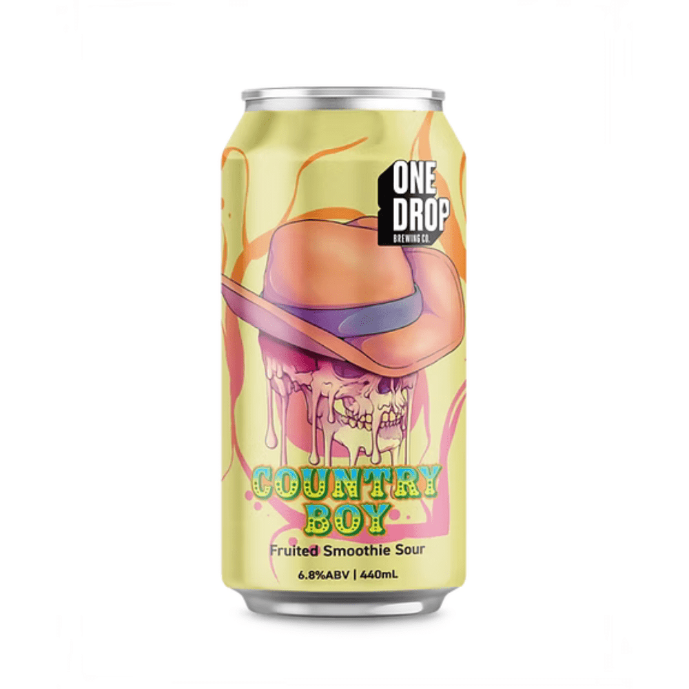 One Drop Brewing Country Boy Fruited Smoothie Sour 440ml - Harold's Food and Liquor