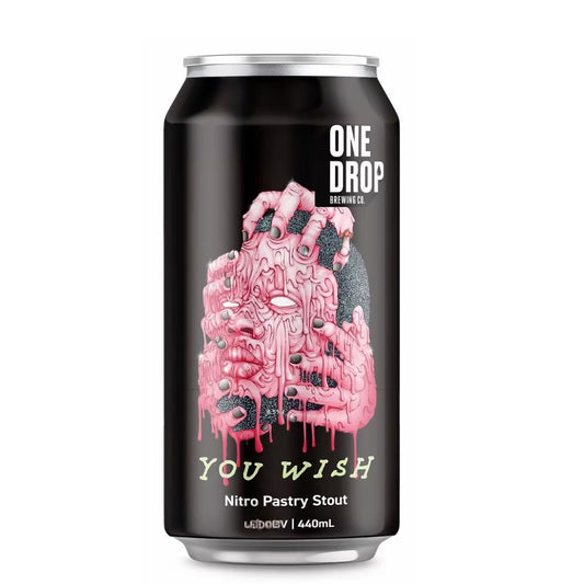 One Drop Brewing You Wish Nitro Pastry Stout 440ml - Harold's Food and Liquor