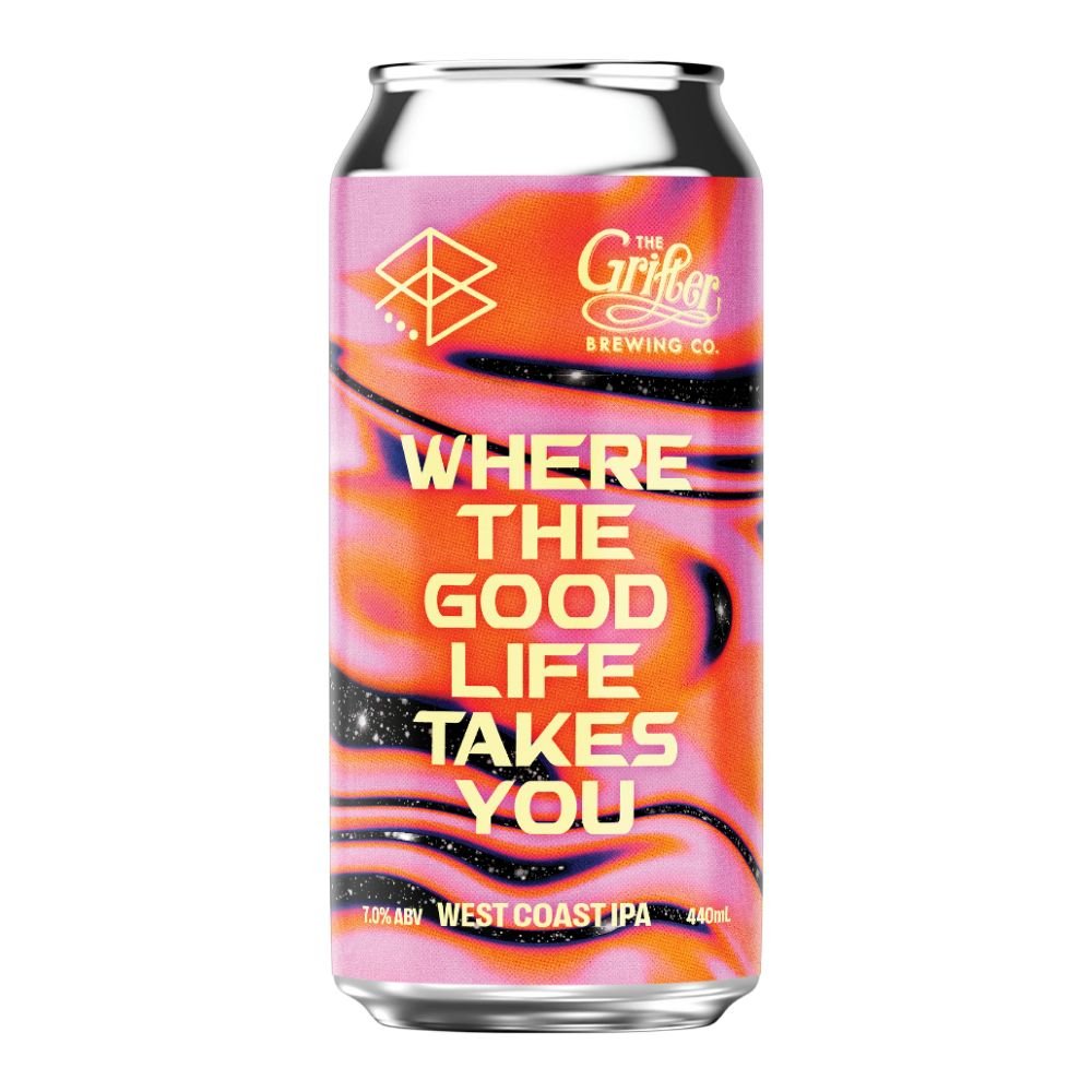 Range Brewing x Grifter Where the Good Life Takes You West Coast IPA 440ml - Harold's Food and Liquor