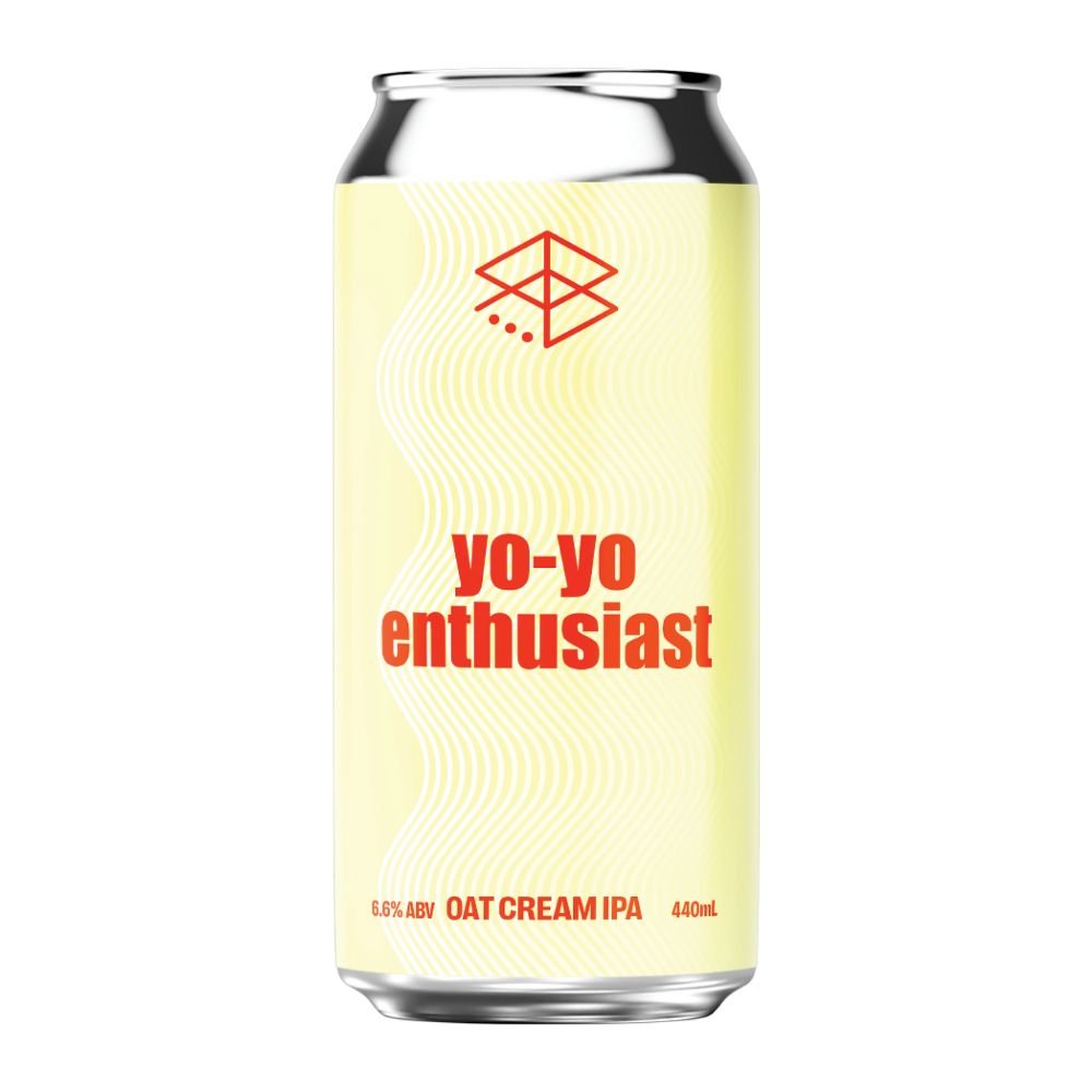 Range Brewing Yo - Yo Enthusiast Oat Cream IPA 440ml - Harold's Food and Liquor