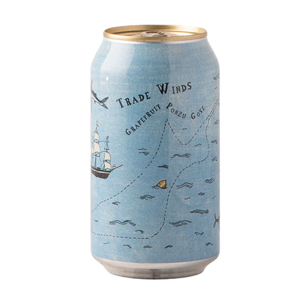 Sailors Grave x Dangerous Ales Trade Winds Grapefruit Ponzu Gose 355ml - Harold's Food and Liquor