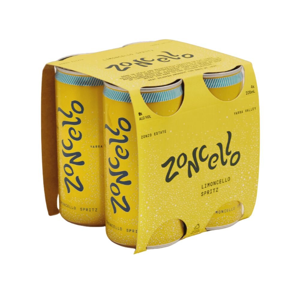 Zonzo Estate Zoncello Limoncello Spritz 200ml Can - Harold's Food and Liquor