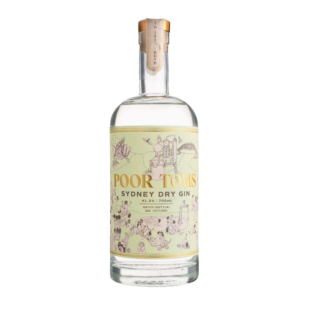 Poor Toms Sydney Dry Gin 700ml