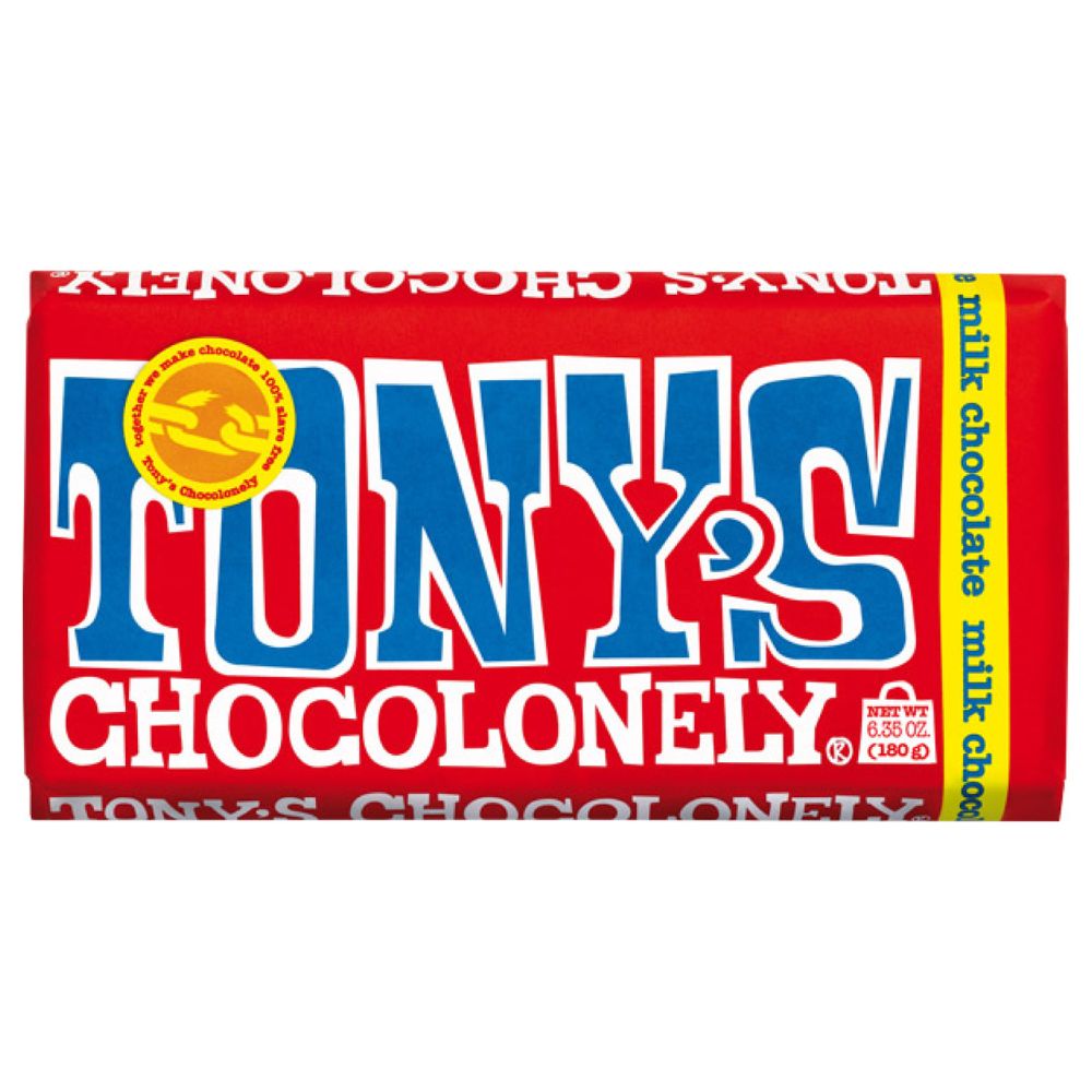 Tony's Chocolonely Milk Chocolate 180g