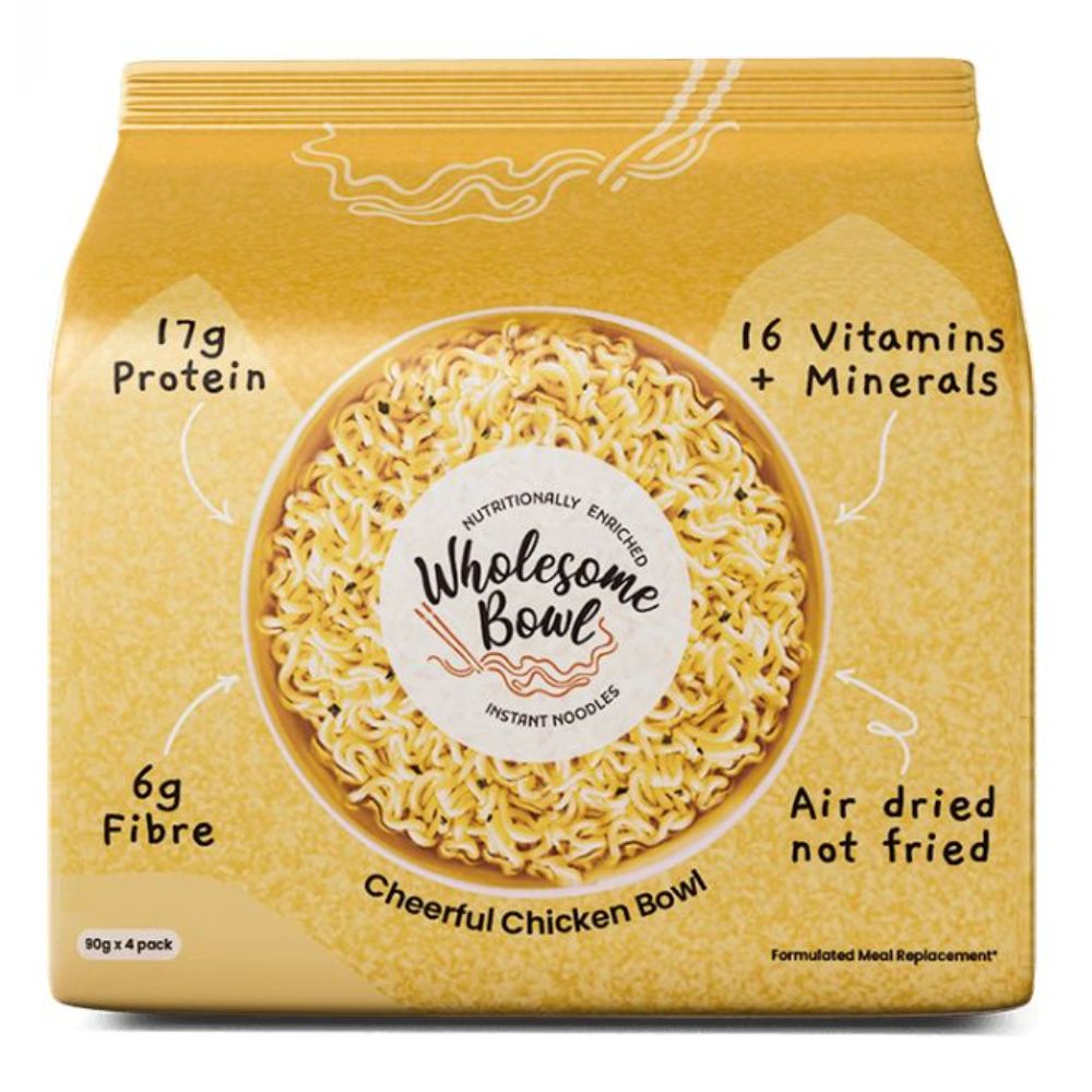 Wholesome Bowl Cheerful Chicken Noodles 90g x 4 Pack