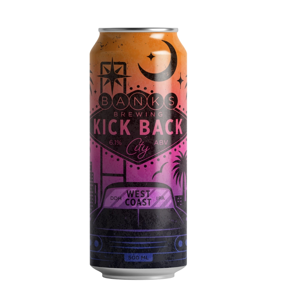 Banks Brewing Kick Back City DDH West Coast IPA 500ml