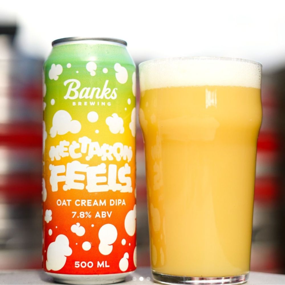Banks Brewing Nectaron Feels Oat Cream DIPA