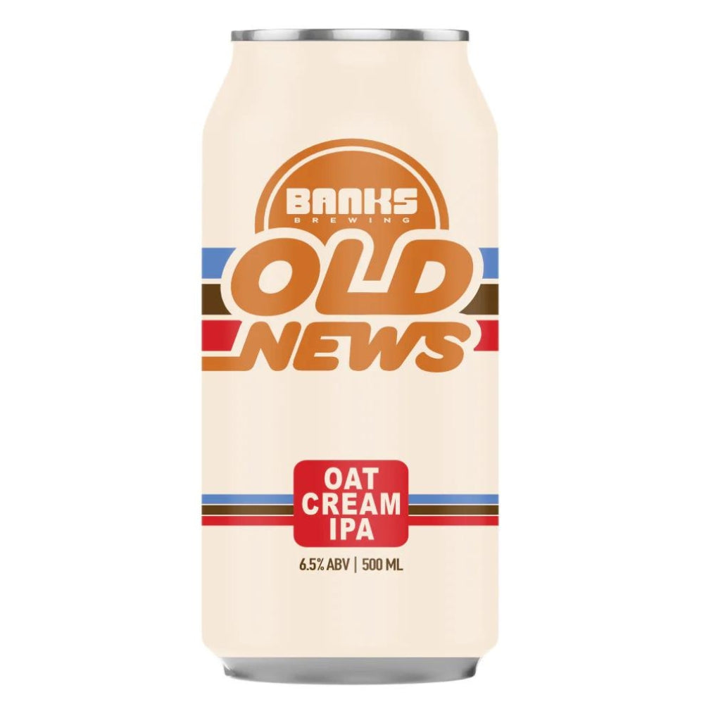 Banks Brewing Old News Oat Cream IPA 500ml